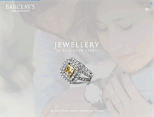 Tablet Screenshot of barclaysjewellers.com